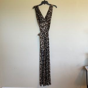 Leopard Print Jumpsuit